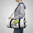 Load image into Gallery viewer, SOCCERGASM-WHITE Duffel Bag