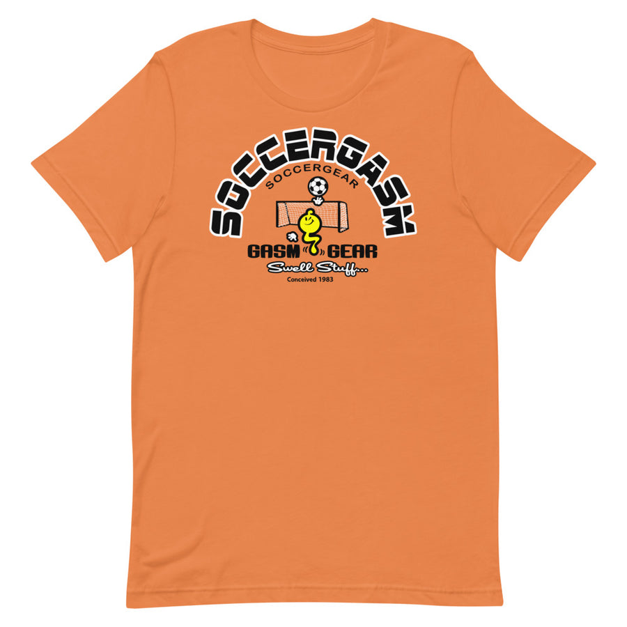 SOCCERGASM ARCH T-Shirt  (Order up for a more casual fit.)
