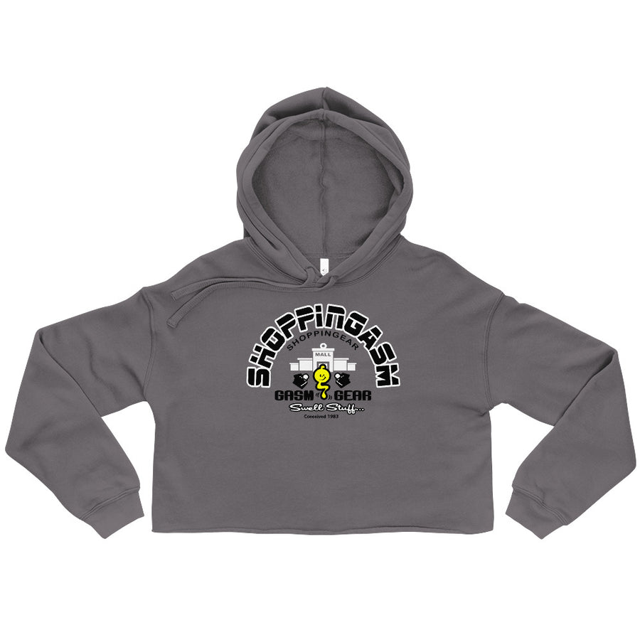 SHOPPINGASM ARCH Crop Hoodie