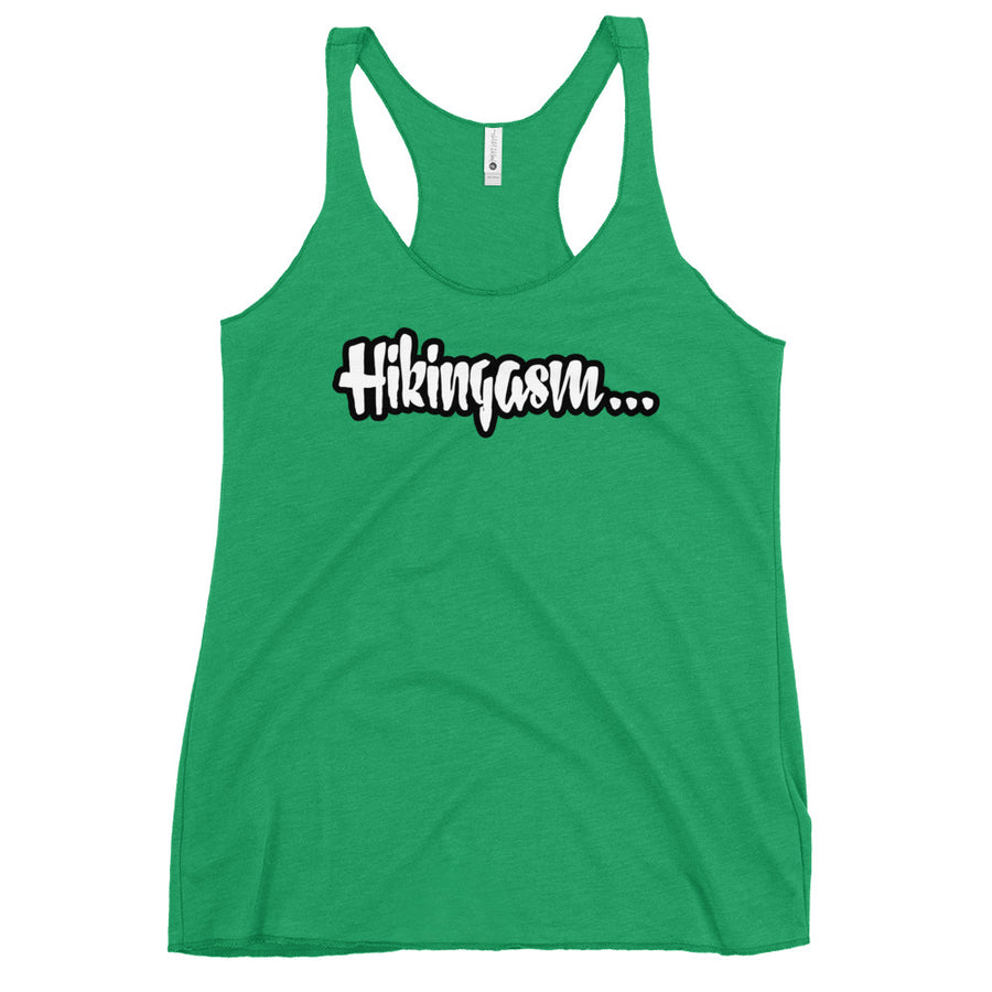 JUICY-HIKINGASM Women's Racerback Tank
