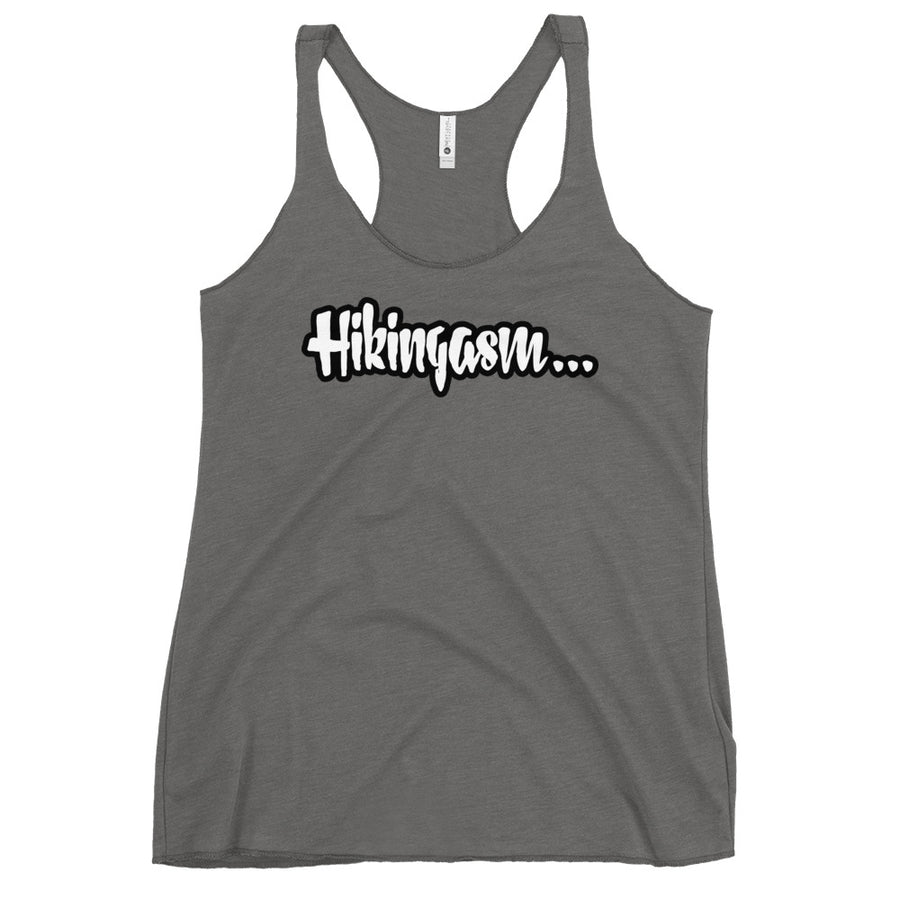 JUICY-HIKINGASM Women's Racerback Tank