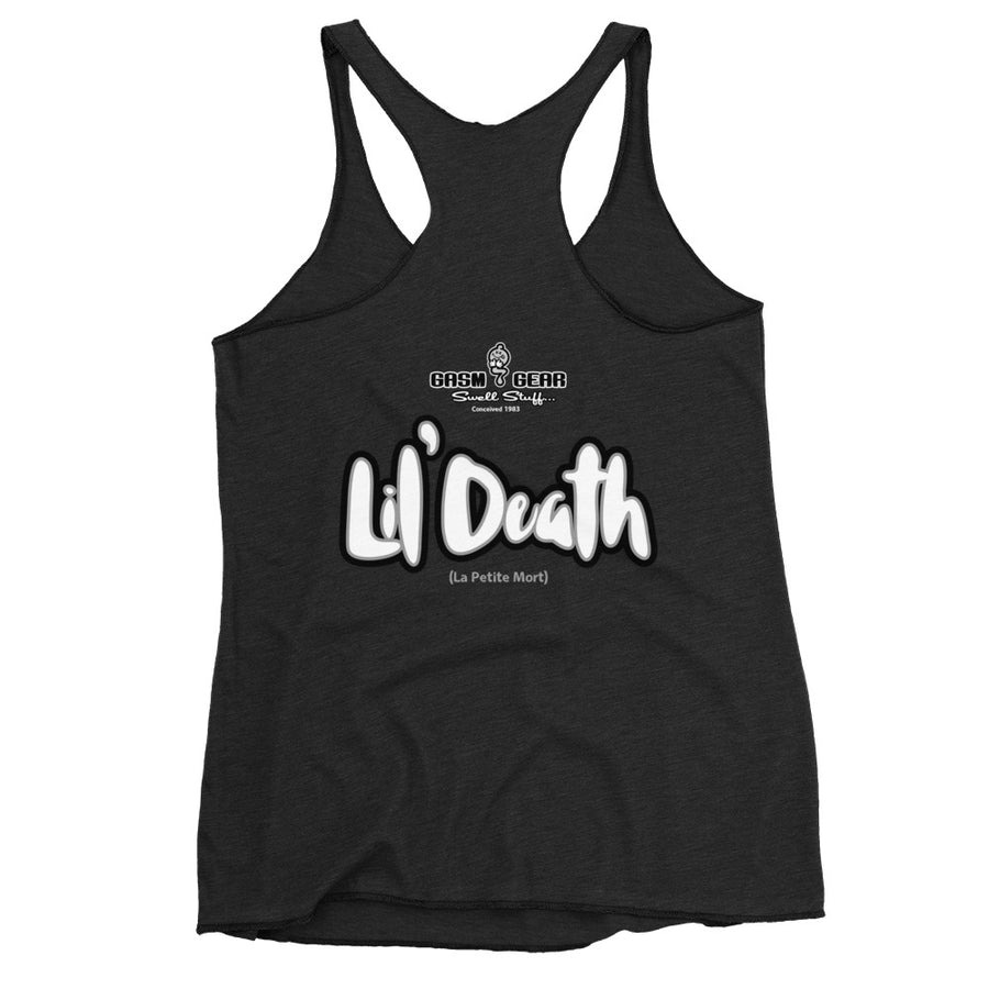 HUGE-LIL' DEATH Women's Racerback Tank