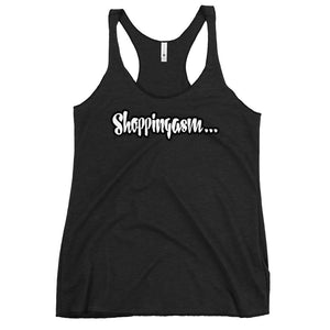 JUICY-SHOPPINGASM Women's Racerback Tank