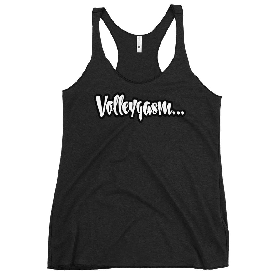 JUICY-VOLLEYGASM Women's Racerback Tank