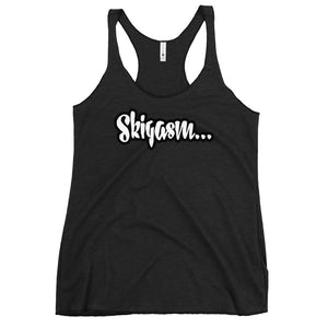JUICY-SKIGASM Women's Racerback Tank
