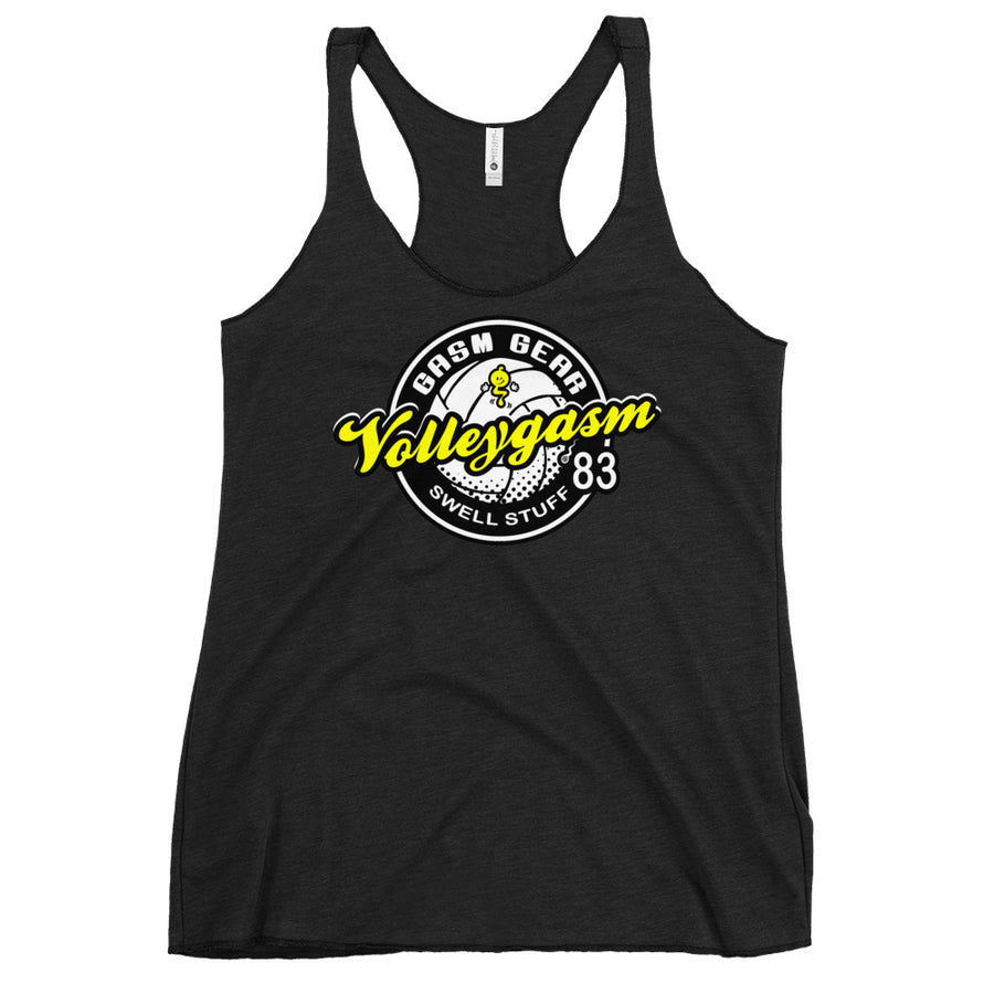 VOLLEYGASM '83 Women's Racerback Tank
