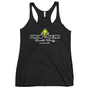 GASM GEAR LOGO/FINE SPECIMEN-GASM GAL Women's Racerback Tank