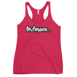 JUICY-BOWLINGASM Women's Racerback Tank