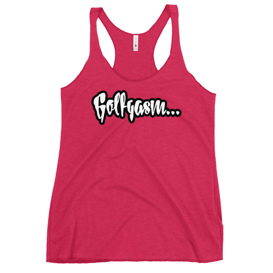 JUICY-GOLFGASM Women's Racerback Tank