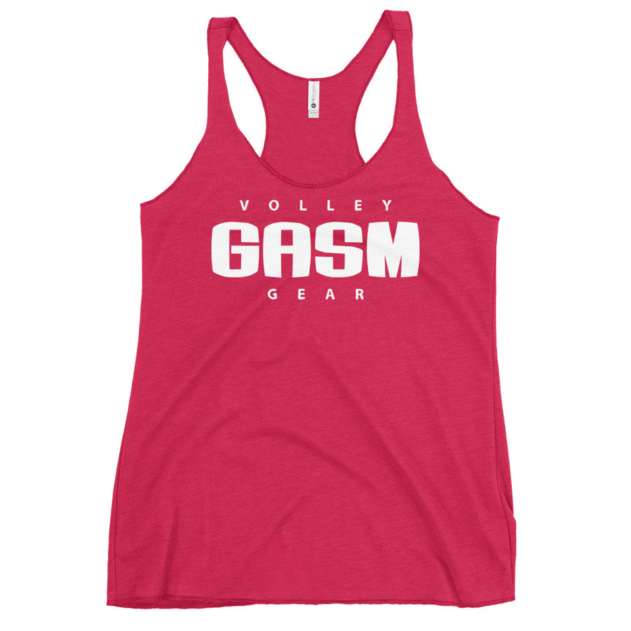 SWOLLEN-VOLLEYGASM Women's Racerback Tank