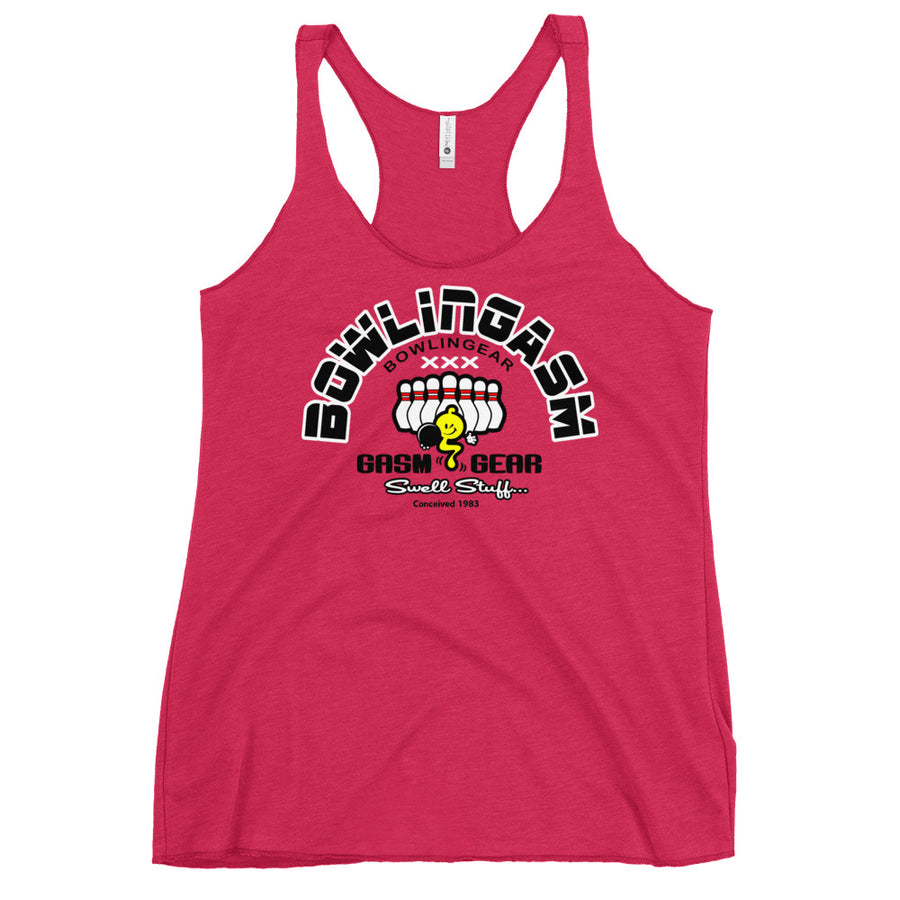 ARCH-BOWLINGASM Women's Racerback Tank
