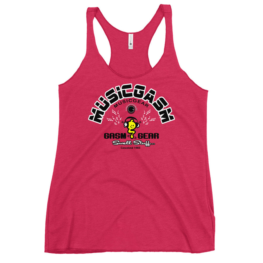 ARCH-MUSICGASM Women's Racerback Tank