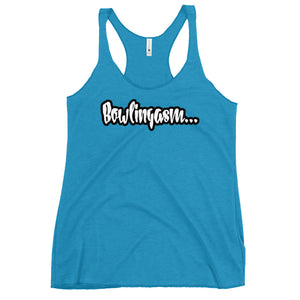 JUICY-BOWLINGASM Women's Racerback Tank