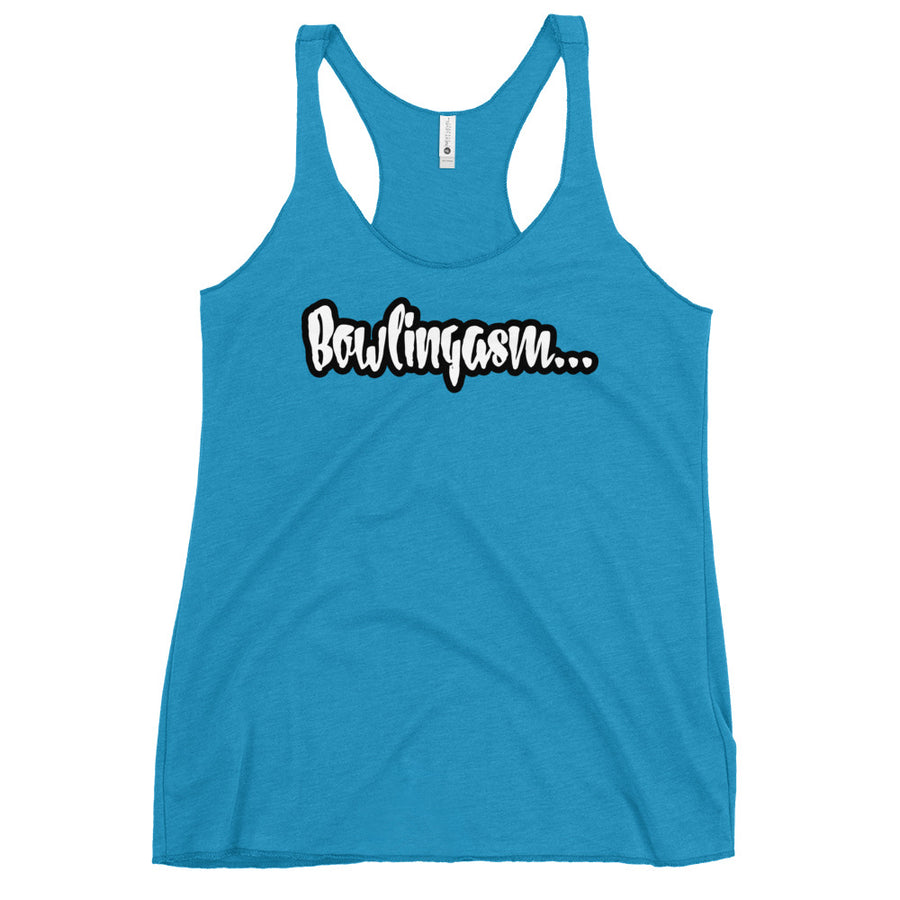 JUICY-BOWLINGASM Women's Racerback Tank