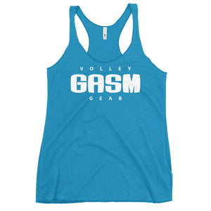 SWOLLEN-VOLLEYGASM Women's Racerback Tank