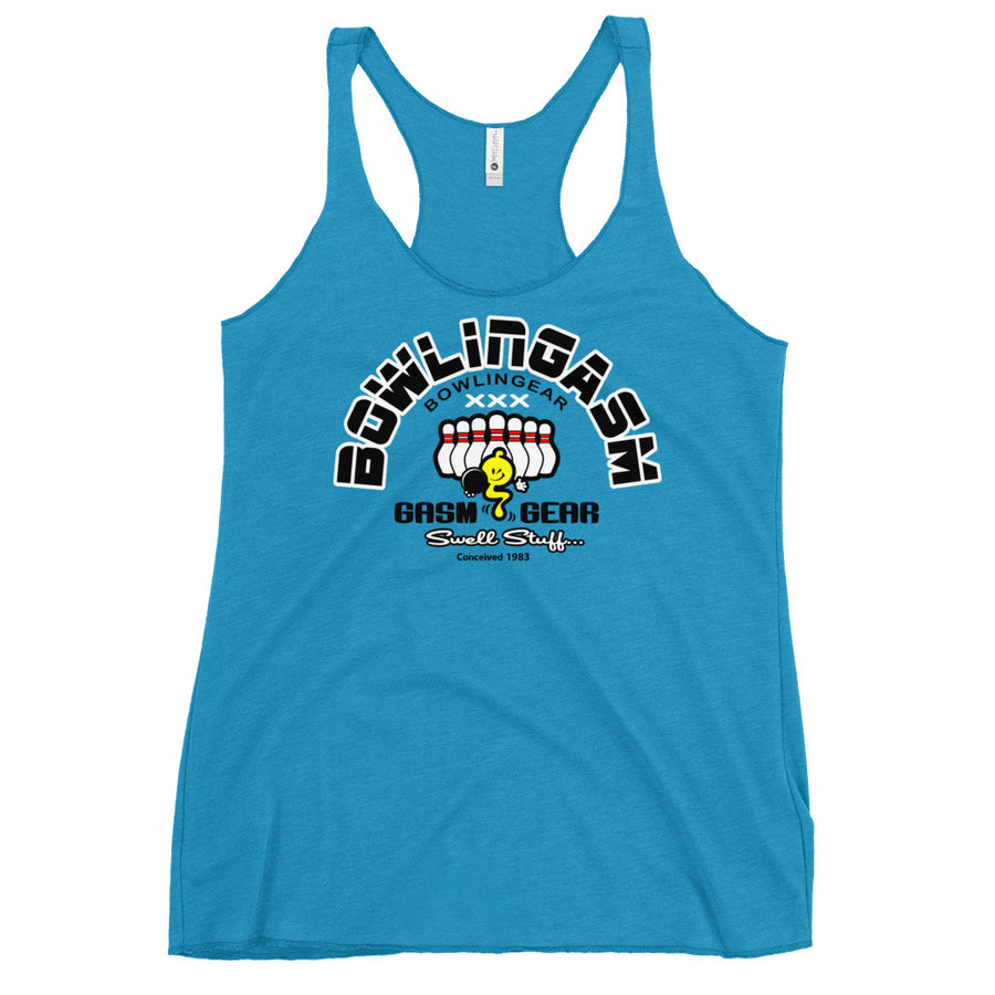 ARCH-BOWLINGASM Women's Racerback Tank